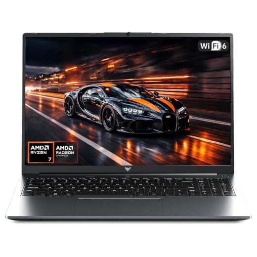 KAIGERR Gaming Laptop with AMD Ryzen 7430U(Up to 4.3GHz), 16GB DDR4 512GB SSD Laptop Computer, 1920P FHD Display, WiFi 6, USB3.2, Type_C, Webcam Cover Slide
