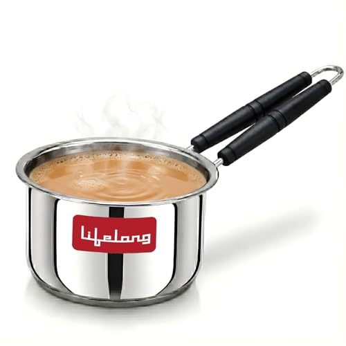 Lifelong Stainless Heavy Bottom Saucepan