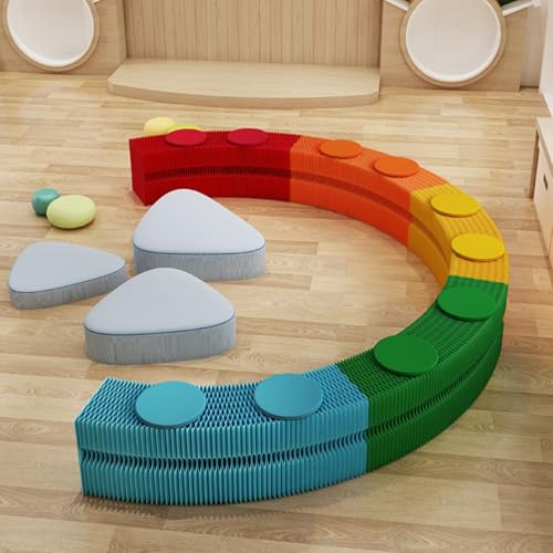 Tabouret pliant en accordéon extensible et peu encombrant comme banc réglable en kraft - 6