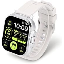 Smart Watch with Earbuds, 2.01 HD Smartwatch Health and Fitness Tracker for Men Women,Answer Make Calls, Fitness Watch foriOS forAndroid Silver