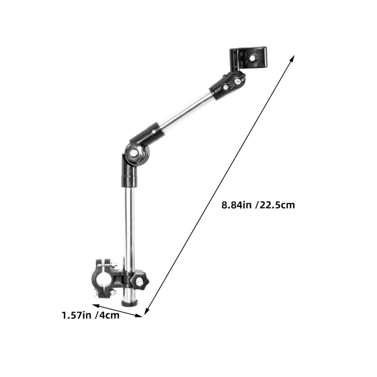 NOLITOY Djustable Wheelchair Uv Protection Rainproof Umbrella Fixed Bracket Hands Design for Patient Comfort