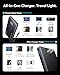 INIU 3-in-1 Power Bank with Built-in Foldable AC Wall Plug & USB C Cable, Slimmest 45W Max Fast Charging 10000mAh Portable Charger for Travel Essentials, for iPhone 17/16/15, Samsung, iPad, Laptop etc