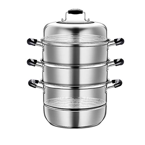 Fourneau à vapeur 4 couches 28cm compatible induction pour cuisine