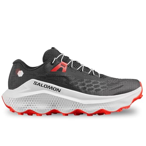 Salomon Herren Traillaufschuhe Ultra Glide 4 Code 491413 Schwarz, Schwarz Weiß Rot, 43 1/3 EU