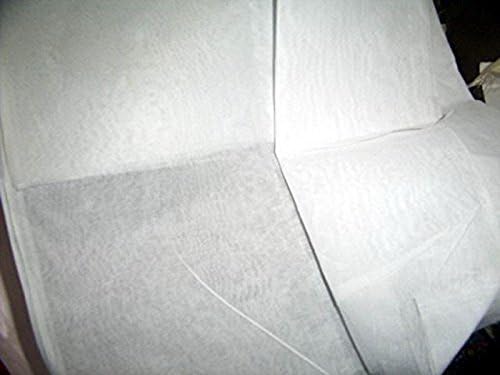 10 Yards of Uncut White Cotton Organdy Fabric 44"~Stiff Finish Hobbies,Home Decor,Sewing,Fashion,Doll Dress,Furnishing,Interior.