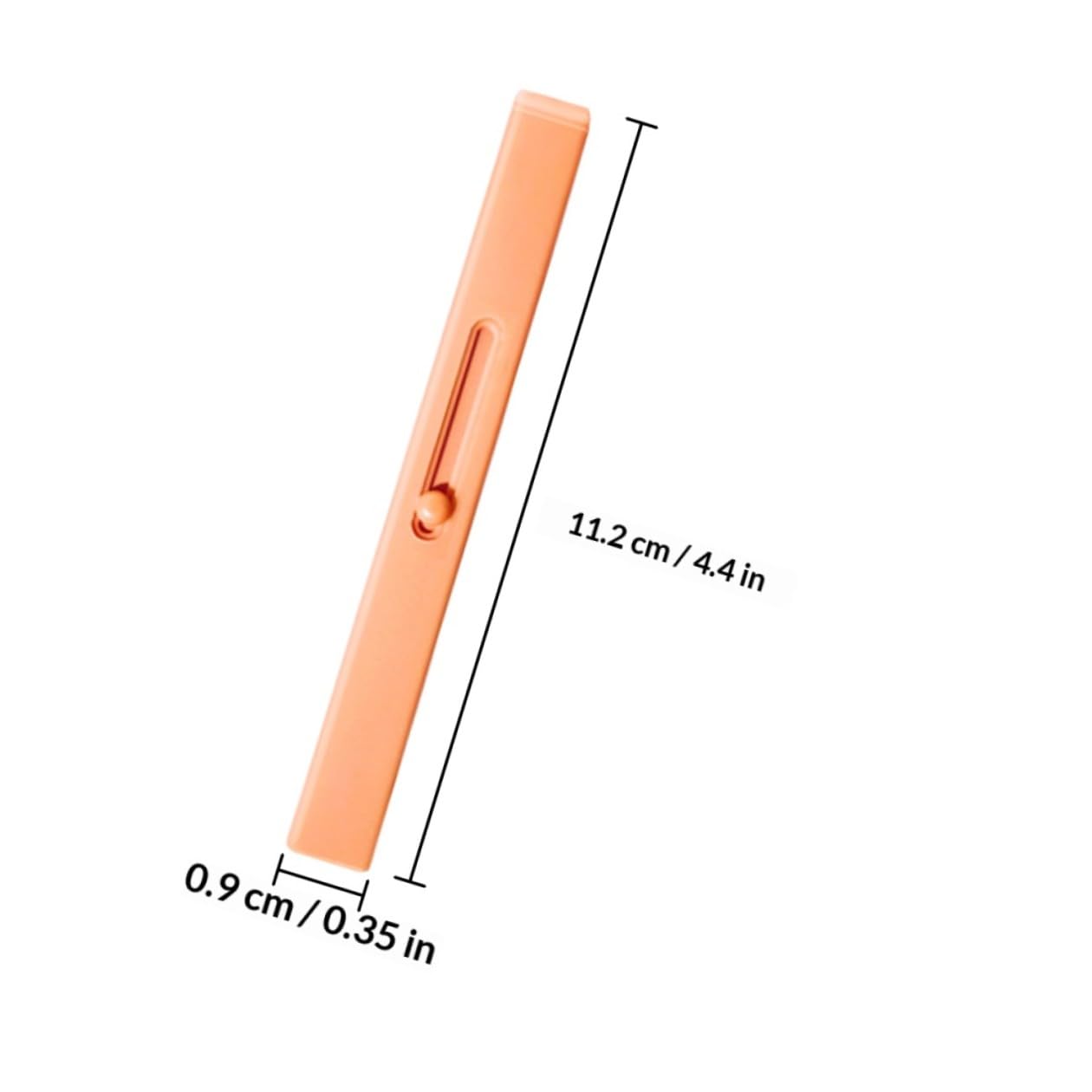 DECHOUS Portable Retractable Lip Brush Warm Orange Makeup Accessory Lipstick Applicator Travel Lip Makeup Tool for Women