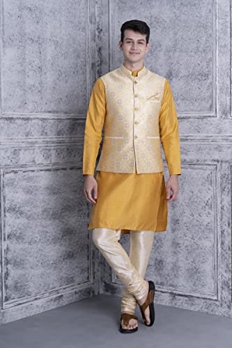 Image of Ethluxis Men's Silk Blend Kurta Set