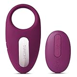 SVAKOM Rechargeable Remote Control Vibrating Cock Ring Vibrator Penis Ring for Couples(Color Random)