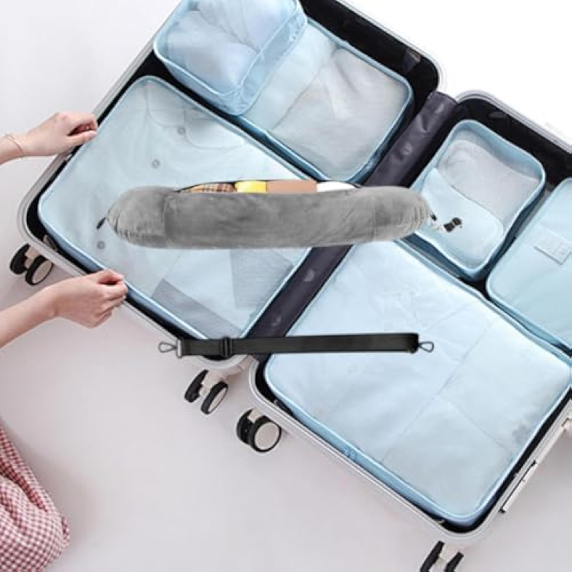 Travel Neck Pillow Case Cover U Shape Storage Bag