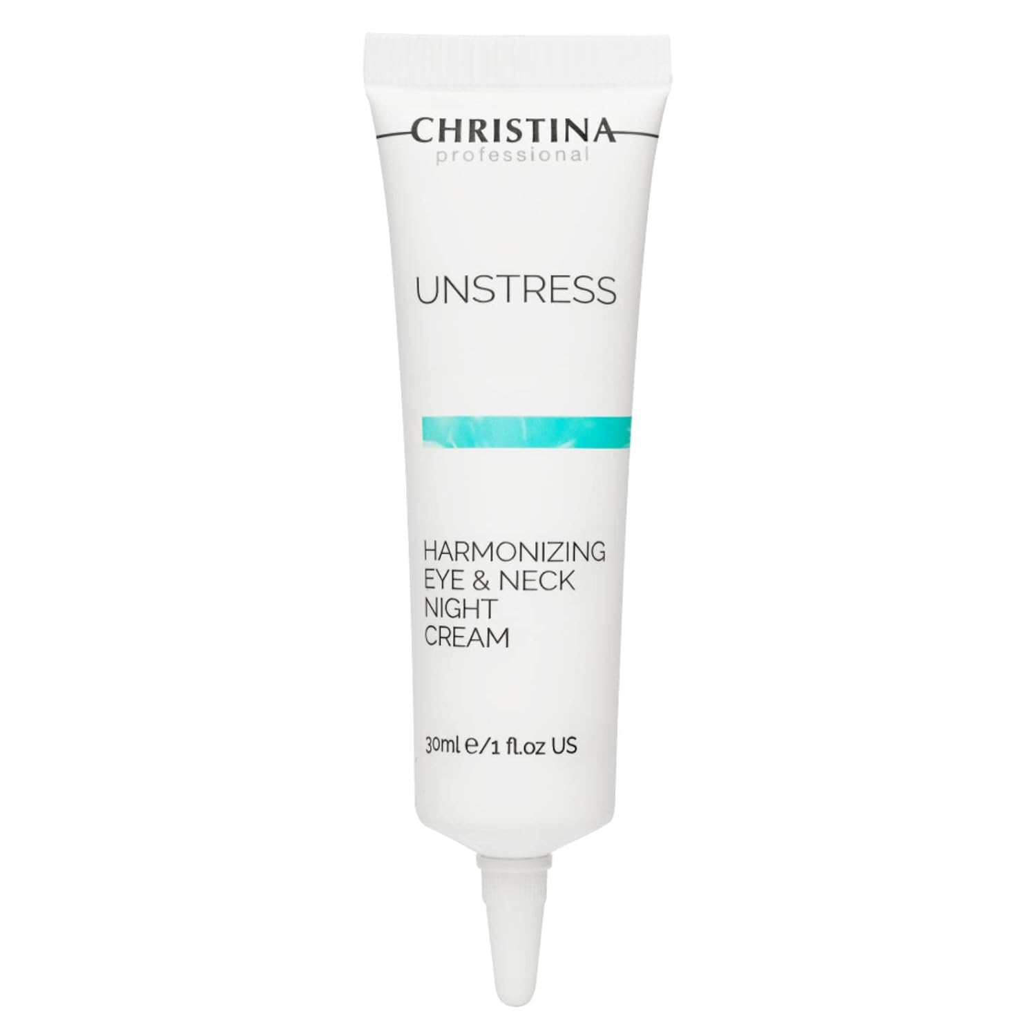 -CHRISTINA- Unstress Harmonizing Eye & Neck Night Cream with Retinol | Overnight Skin Repair | Eye Cream Revitalizes, Nourishes, and Hydrates your Skin 1 fl. oz (30 ml)