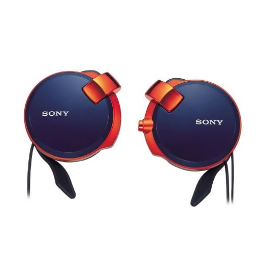 Sony Clip-on Stereo Headphones with Retractable | MDR-Q38LW LI Spicy Blue(Japan Import)