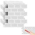 XFasten Backsplash Tile for Kitchen Peel and Stick Tile 10pcs 12” x 12” w/Mini Cutter Off White Subway Tile Peel and Stick Backsplash Waterproof Bathroom Kitchen Wall Tiles Peel and Stick for Walls