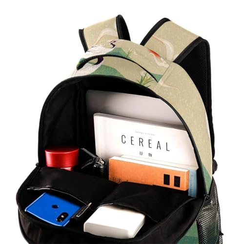 Sac à dos imprimé grue multicolore aux finitions soignées - 4