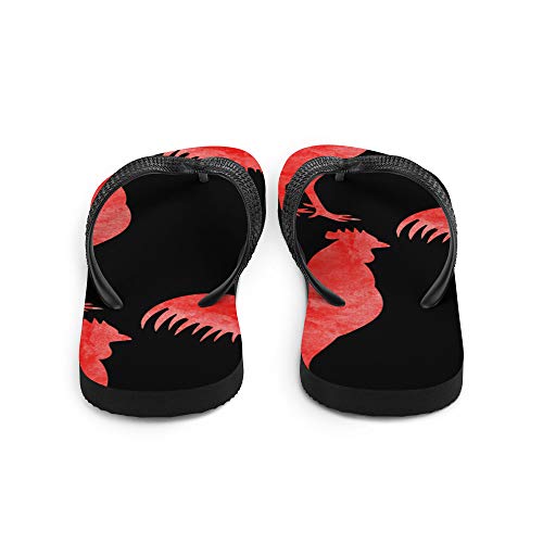 Rooster Bird Farm Animal (472) Flip-Flops3