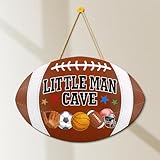 Cool Football Wall Decor Football Party Decorations Man Cave Bedroom Home Office Decor Thanksgiving Birthday...