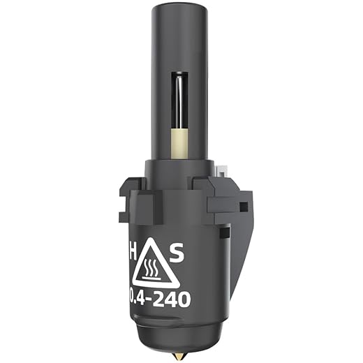 FLASHFORGE Upgrade High Speed Nozzle Assembly, Increase Print Speed & Improve Print Efficiency, 3D Printer Copper Nozzle Parts for Adventurer 3 and Adventurer 4 Series Printers (0.4mm 240 ℃)