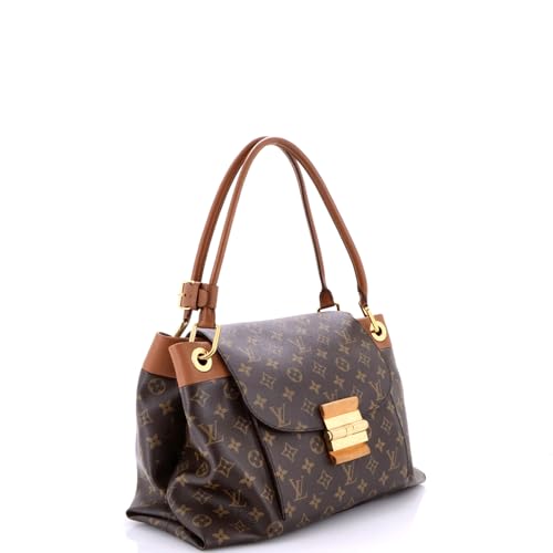 Pre-Loved Olympe Handbag Monogram Canvas, Brown2