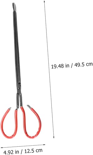 Miniatura 3 de LALAFINA Herramienta de agarre de basura con mango ergonómico, agarrador de papel de desecho de metal, recogedor de basura, clip de basura,