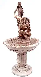 Fonte pedestal Chafariz mulher com jarro jardim grande Prime Bivolt