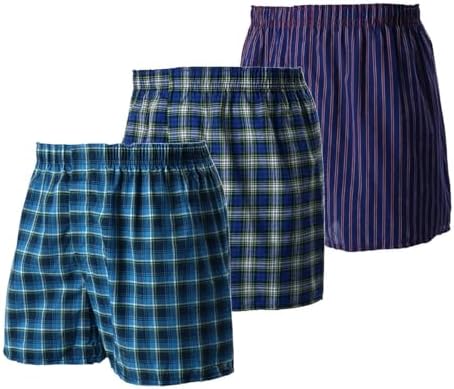 （09:30時点） [ヘインズ] 3P布帛トランクス HM8ET702J メンズ アソート LL