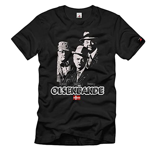 Olsenbande t-shirt de la bande d'Egon en noir pour vos soirées cinéma rétro