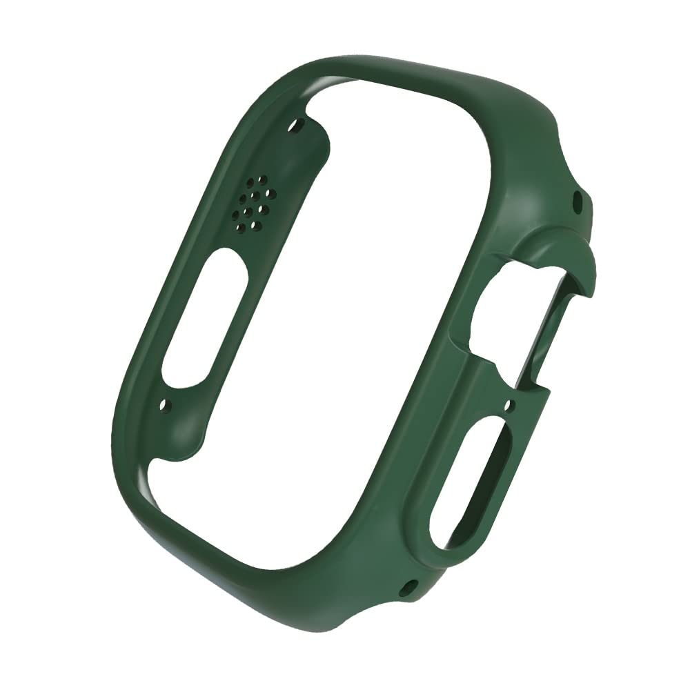 Housse Apple Watch Ultra 49mm coque de protection cadre PC dur vert