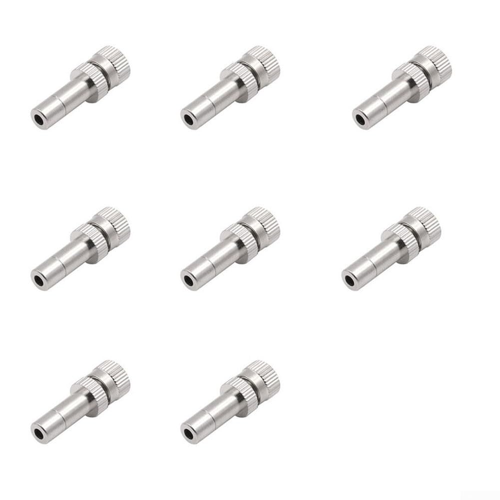 10Pcs 0.15mm 6mm Misting Nozzle Fast Connect Mist Fog Sprayer Spray Nozzles Gardening