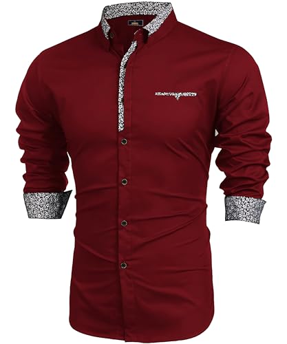 Image of Mens Shirt | Black Cotton Blend Casual | Regular Fit | Full Sleeve | Printed Spread Collar | Solid Plain Style | Summer Office Wear | Stylish Shirt for Men