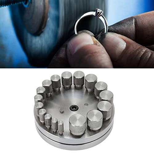 Circle Disc Cutter Set, Flat Bottom 17 Kinds Dies Mutifuctional Ewelry Making Disc Cutter Professional Steel Metal Forming Pendant Punch Tool Cutting Tools Hole Punch Round Disc Cutter Accessories #TOP1