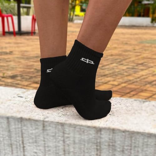Image of HEELIUM Bamboo Socks for Women | Quarter Length | 3X Softer than Cotton Socks | Odour-Free & Breathable | Superior Comfort & Cushioned Base