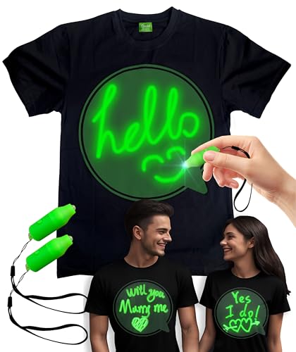 Glow in The Dark Shirt, Neon Shirts & Light up Shirt for Glow Party