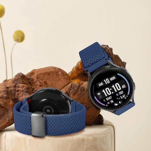 Bracelet montre nylon tressé extensible contre les irritations