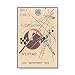 Bauhaus Ausstellung 1923 Ausstellungsplakate und -drucke Wandkunstbilder, rahmenlose Leinwandbilder für die Heimdekoration A3 50x70cm