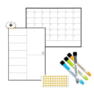SB Magnetischer Monatskalender Wochenplaner mit Zubehör