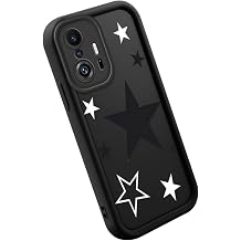 Mi 11T Pro/Mi 11T ile Uyumlu Desenli Y ksek Kalite Siyah Silikon K l f Kamera Korumal  D meye Dayan kl  Kapak Telefon K l f