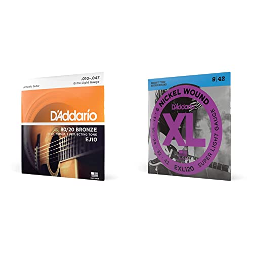 D’Addario Cordes Guitare Acoustique | Corde Guitare Folk | EJ10 | Cordes en bronze pour guitare acoustique | Bronze 80… - Les Beatles, Paul McCartney, John Lennon, RIngo Starr, George Harrison D'Addario Cordes Guitare Acoustique | Corde Guitare Folk | EJ10 | Cordes en bronze pour guitare acoustique | Bronze 80…