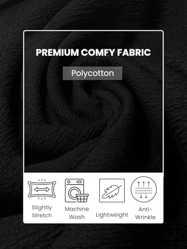 Image of GRECIILOOKS High Waist Polycotton Trousers for Women - Flared Parachute Pants with Side Pockets | Casual Travel Cargo Pants (Available in Plus Size and Value Pack)