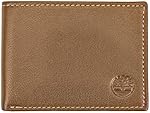 Timberland Cuir véritable pour hommes RFID Blocking Passcase Security Wallet Bi-Fold Wallet