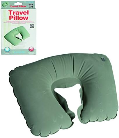 Inflatable Travel Neck Cushion Pillow Compact Soft