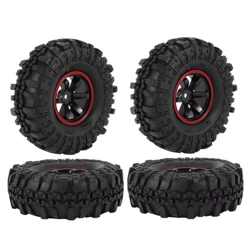 Pneu Roue en Caoutchouc 1.9 Pouces 110mm pour Axial SCX10 Traxxas TRX4 D90 RC 1/10