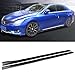 for Universal Car Side Skirt Extension Rocker Panel Body Kit Lip Splitters 6pcs Gloss Black