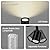 BoostArea 4 Light Track Lighting Fixtures Ceiling, 16W LED Track Lighting, Black Track Lighting Fixtures with Acrylic Bubble Lampshade, 2700K Lighting, Ceiling Spot Lighting for Kitchen, Bathroom