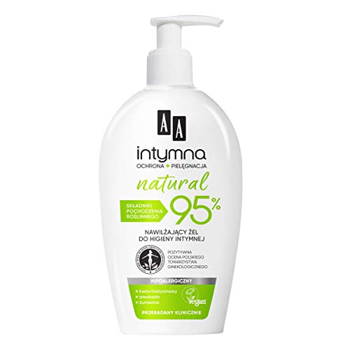 AA Protection intime&Soins Naturels 95% Gel Hydratant Hygiène Intime 300 ml