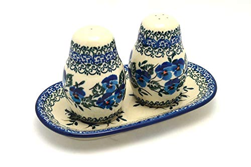 Salière et poivrière polonaise Winter Viola idée cadeau art de la table