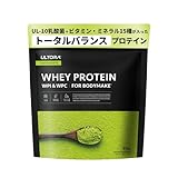 ULTORA ウルトラ ホエイ プロテイン 810g 人工甘味料不使用 国産 乳酸菌 ビタミン11種 ミネラル4種 L-カルニチン シンバイオティクス ホエイプロテイン ぷろていん (810g, (リニューアル)抹茶ラテ風味)
