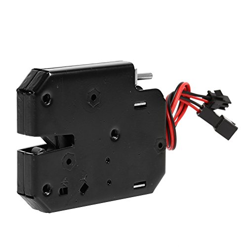 DC 12V 2A Serratura Magnetica Elettrica Cassetto Cabinet Serrature Elettromagnete Serrature Acciaio Carbonio Gate Cabinet Latch per Controllo Accessi Porta (Con Interruttore di
