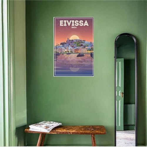Lienzo de Ibiza de 50x75cm para transformar una habitación vacía en un espacio con encanto 5