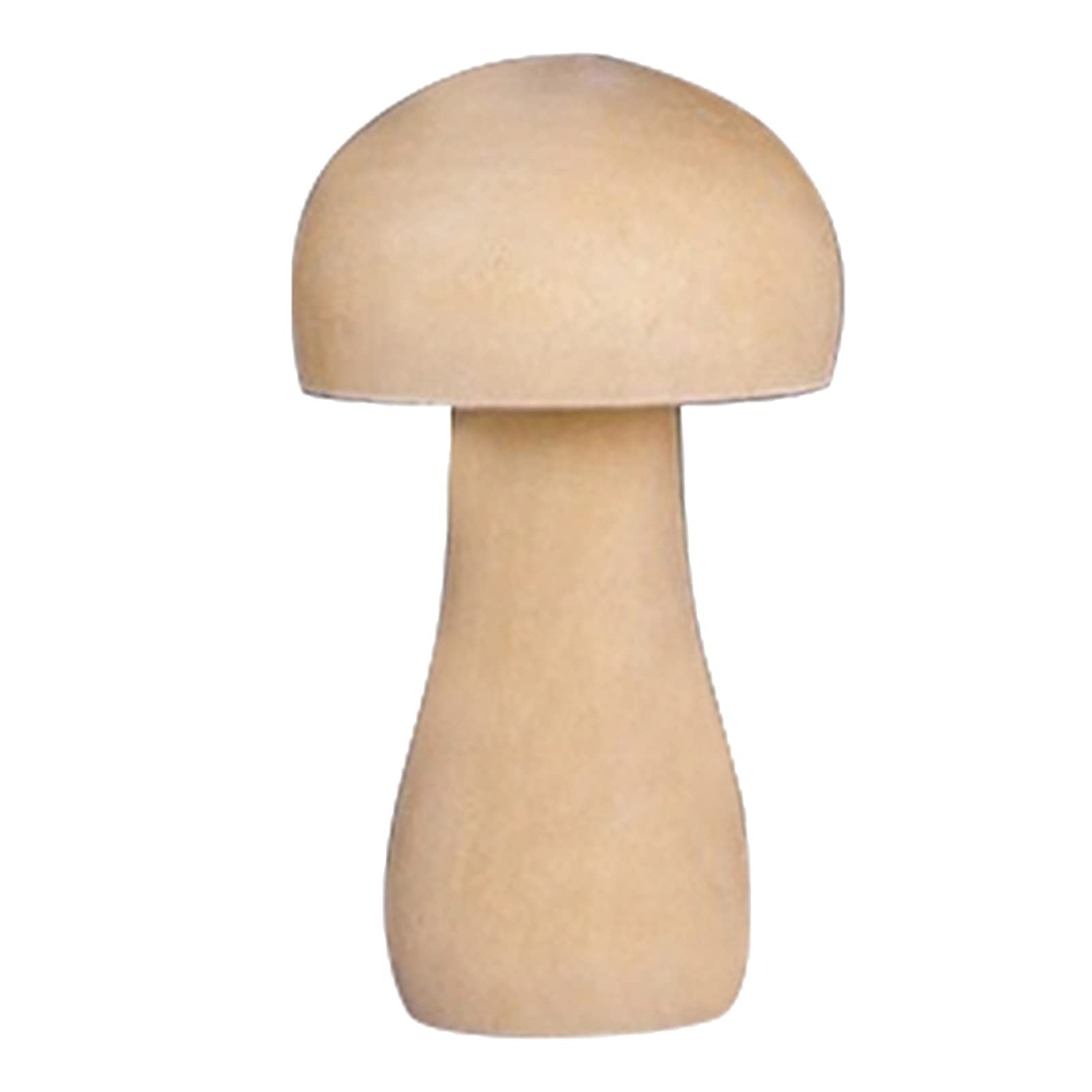 Papaba A Papab Mushroom Ornament Smooth Surface Desktop Decoration Wooden Mushroom Simulated -Deformation