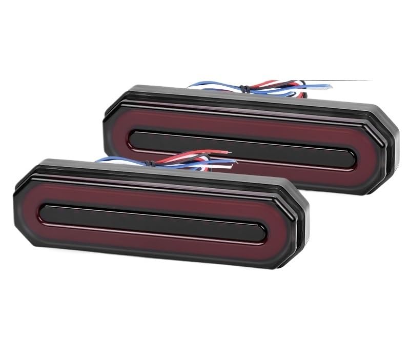 Feu arrière clignotant pour moto tout-terrain idéal pour sécuriser les trajets en cruiser et ATV