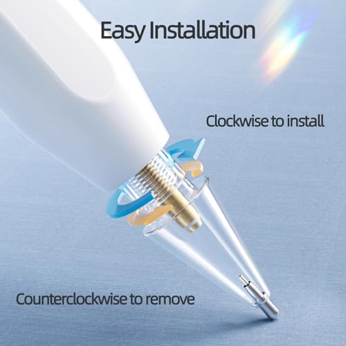 Image of 6 Pack Replacement Tips for Apple Pencil Pro / 2nd Gen / 1st Gen /USB C, Upgraded Apple Pencil Tips with Case No Wear Out Fine Point Precise Control, for iPad Pen Nibs Sets